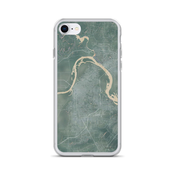 Custom iPhone SE Fort Smith Arkansas Map Phone Case in Afternoon