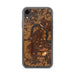 Custom iPhone XR Fort Smith Arkansas Map Phone Case in Ember
