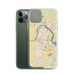Custom Fort Smith Arkansas Map Phone Case in Woodblock
