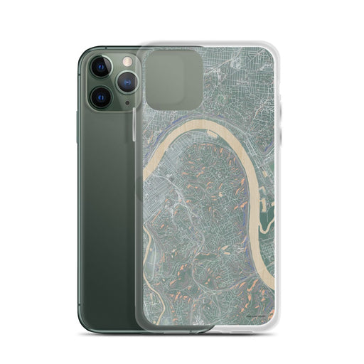 Custom Fort Thomas Kentucky Map Phone Case in Afternoon