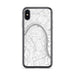 Custom iPhone X/XS Fort Thomas Kentucky Map Phone Case in Classic