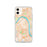 Custom iPhone 11 Fort Thomas Kentucky Map Phone Case in Watercolor