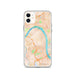 Custom iPhone 11 Fort Thomas Kentucky Map Phone Case in Watercolor