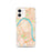 Custom iPhone 12 Fort Thomas Kentucky Map Phone Case in Watercolor