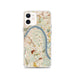 Custom iPhone 12 Fort Thomas Kentucky Map Phone Case in Woodblock