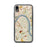 Custom iPhone XR Fort Thomas Kentucky Map Phone Case in Woodblock