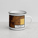 Right View Custom Fort Wayne Indiana Map Enamel Mug in Ember