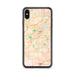 Custom Fort Wayne Indiana Map Phone Case in Watercolor