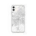 Custom Fort Worth Texas Map Phone Case in Classic