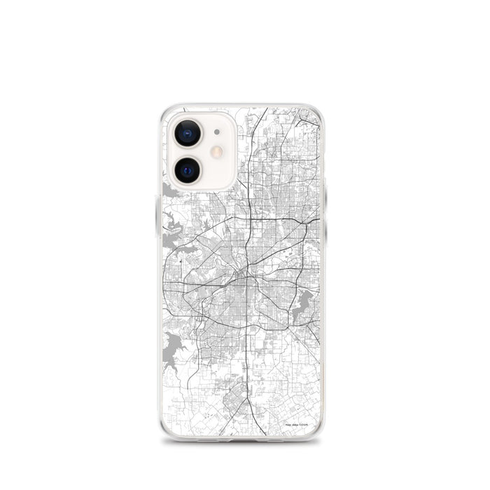 Custom Fort Worth Texas Map iPhone 12 mini Phone Case in Classic