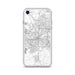 Custom Fort Worth Texas Map iPhone SE Phone Case in Classic