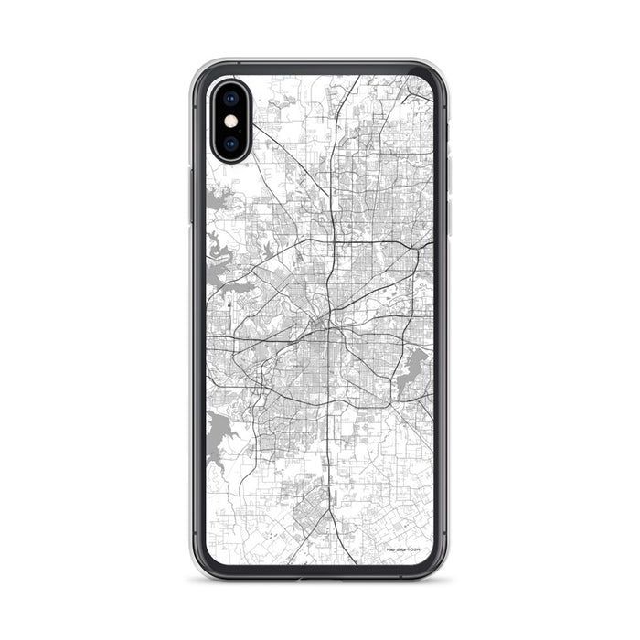 Custom Fort Worth Texas Map Phone Case in Classic