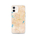 Custom Fort Worth Texas Map iPhone 12 Phone Case in Watercolor