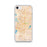 Custom Fort Worth Texas Map iPhone SE Phone Case in Watercolor