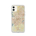 Custom Fort Worth Texas Map Phone Case in Woodblock