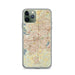 Custom Fort Worth Texas Map Phone Case in Woodblock