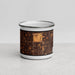 Front View Custom Fountain Valley California Map Enamel Mug in Ember