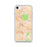 Custom iPhone SE Fountain Valley California Map Phone Case in Watercolor