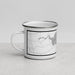 Left View Custom Fox Lake Wisconsin Map Enamel Mug in Classic