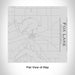 Rendered View of Fox Lake Wisconsin Map Engraving on 17oz Stainless Steel Insulated Tumbler