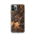 Custom iPhone 11 Pro Franklin Pennsylvania Map Phone Case in Ember