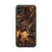 Custom iPhone X/XS Franklin Pennsylvania Map Phone Case in Ember