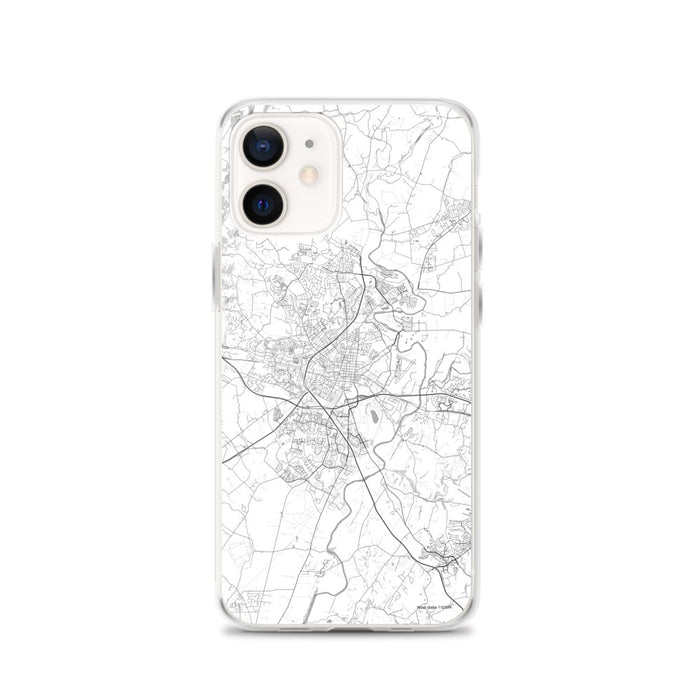 Custom Frederick Maryland Map iPhone 12 Phone Case in Classic
