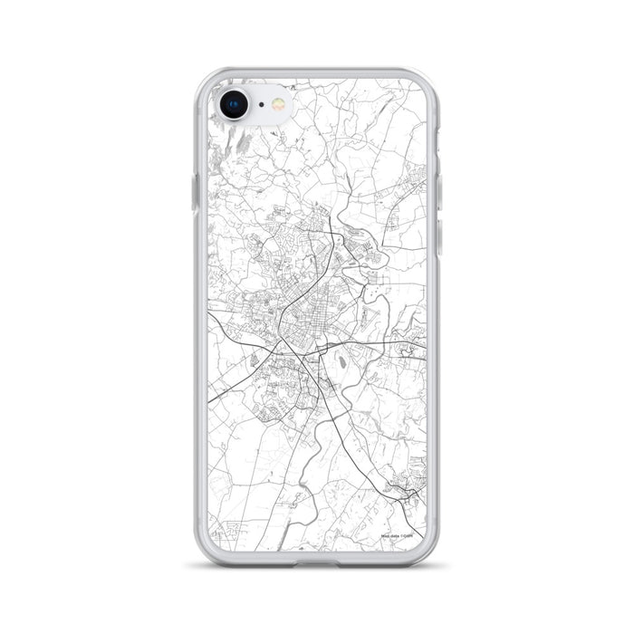 Custom Frederick Maryland Map iPhone SE Phone Case in Classic