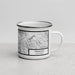 Right View Custom Fremont California Map Enamel Mug in Classic