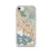 Custom Fremont California Map iPhone SE Phone Case in Woodblock