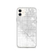 Custom Fresno California Map Phone Case in Classic
