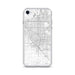 Custom Fresno California Map iPhone SE Phone Case in Classic
