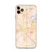 Custom Fresno California Map Phone Case in Watercolor
