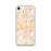 Custom Fresno California Map iPhone SE Phone Case in Watercolor