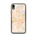 Custom Fresno California Map Phone Case in Watercolor