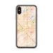 Custom Fresno California Map Phone Case in Watercolor
