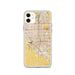 Custom Fresno California Map Phone Case in Woodblock