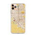 Custom Fresno California Map Phone Case in Woodblock