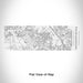 Rendered View of Friendswood Texas Map Engraving on 10oz Stainless Steel Insulated Cup with Sliding Lid in White