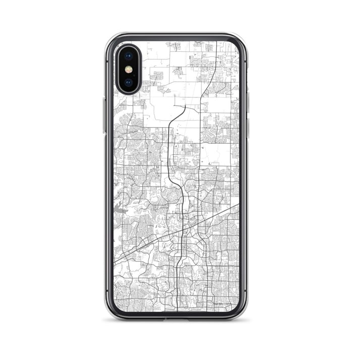 Custom Frisco Texas Map Phone Case in Classic