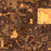 Frisco Texas Map Print in Ember Style Zoomed In Close Up Showing Details