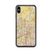Custom Frisco Texas Map Phone Case in Woodblock
