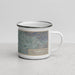Right View Custom Fullerton California Map Enamel Mug in Afternoon