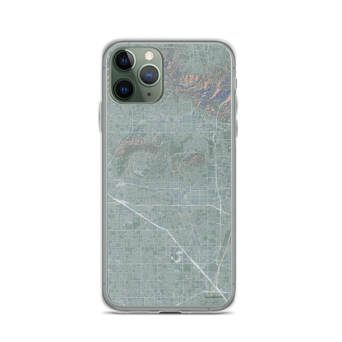 Custom iPhone 11 Pro Fullerton California Map Phone Case in Afternoon