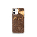 Custom iPhone 12 mini Fullerton California Map Phone Case in Ember