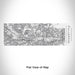 Rendered View of Fullerton California Map Engraving on 10oz Stainless Steel Insulated Cup with Sliding Lid in White