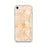 Custom iPhone SE Fullerton California Map Phone Case in Watercolor