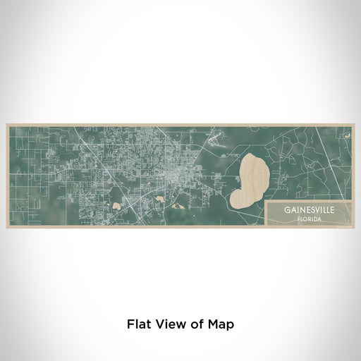 Flat View of Map Custom Gainesville Florida Map Enamel Mug in Afternoon