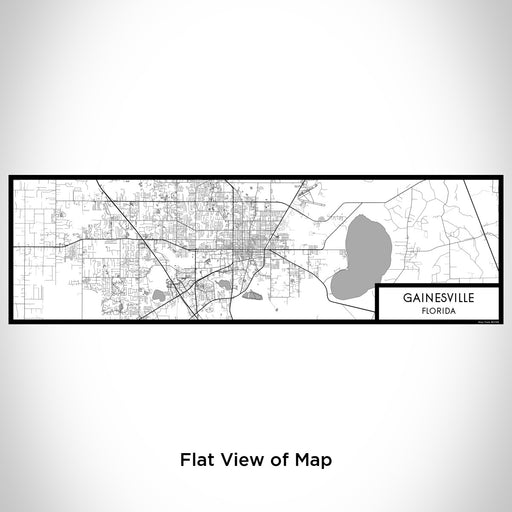 Flat View of Map Custom Gainesville Florida Map Enamel Mug in Classic