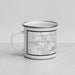Left View Custom Gainesville Florida Map Enamel Mug in Classic